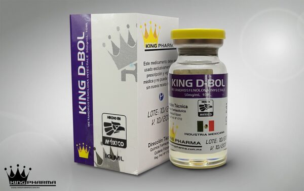 King D-Bol (dianabol injetável) 10ml – 50mg/ml – King Pharma